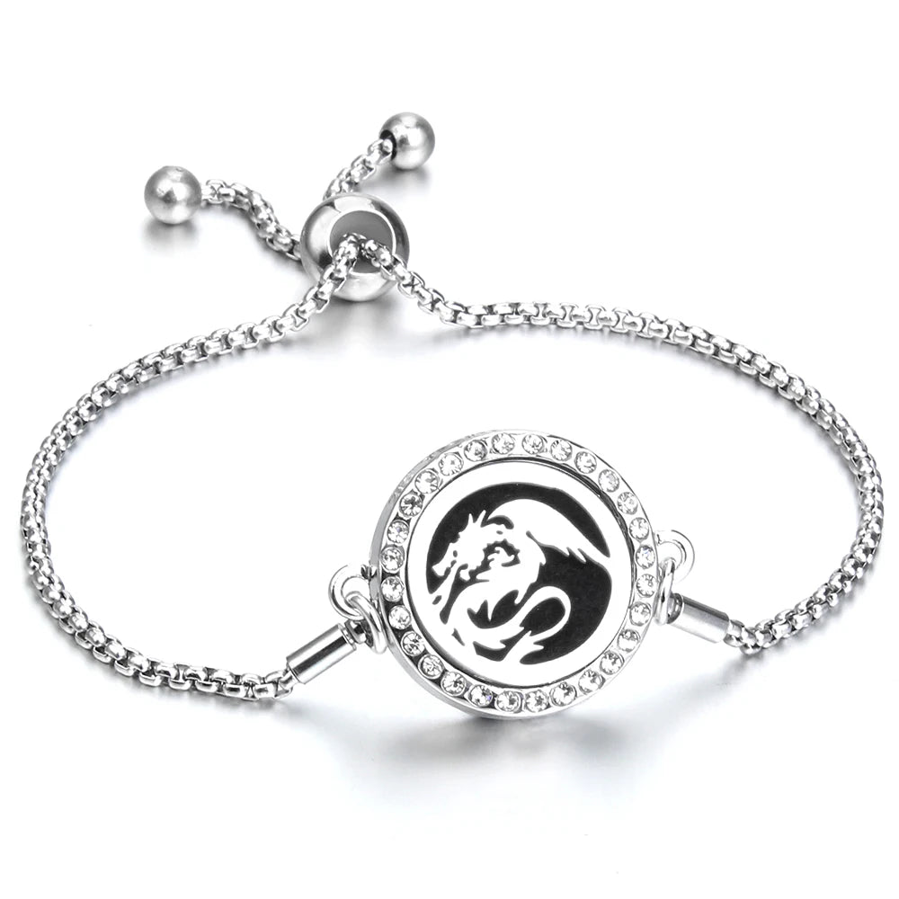 Adjustable Aromatherapy Bracelet – Aroma Perfume Essential Oil Diffuser Jewelry